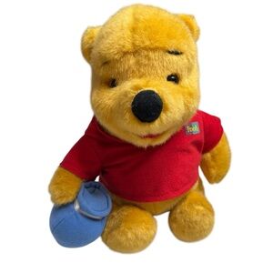 Vintage Mattel‎ 1994 Walt Disney Winnie the Pooh Plush Animal w/Honey Jar